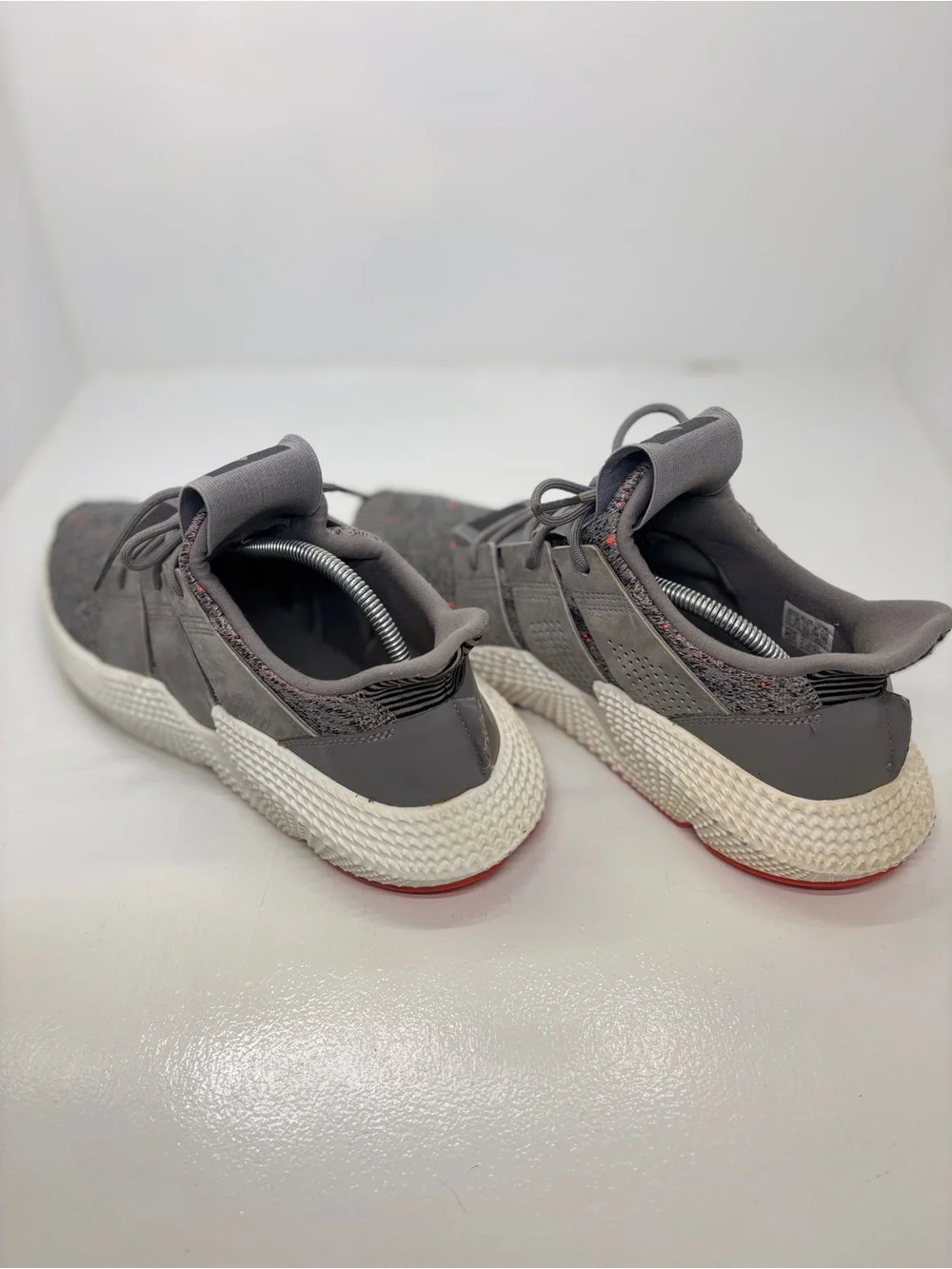 adidas Prophere Gray Knit Sneakers Men’s 11 CQ3023 Casual Athletic Shoes